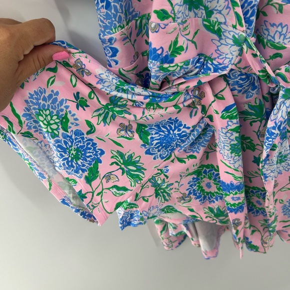 NWT Lilly Pulitzer‎ Sailynn Short Sleeve Conch Shell Pink Rumor Has It Size XS - Picture 3 of 6
